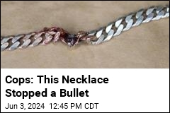 Cops: This Necklace Probably Saved a Man&#39;s Life