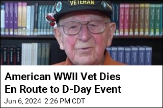 American WWII Vet Dies En Route to D-Day Event