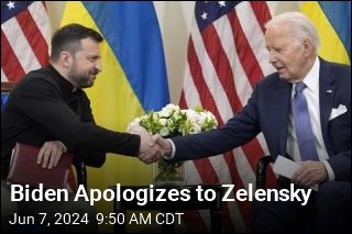 Biden Apologizes to Zelensky