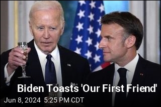Biden Toasts &#39;Our First Friend&#39;