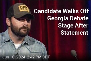 Candidate Walks Off Georgia Debate Stage After Statement