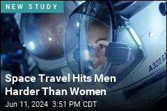 Women Seem Less Affected by Stresses of Space