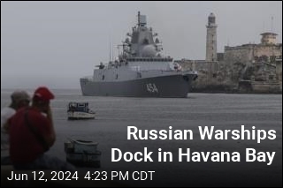 Russian Warships Dock in Havana Bay