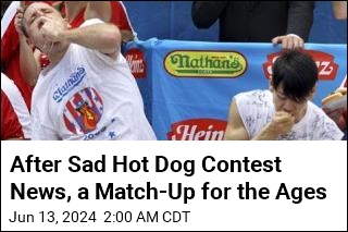 After Sad Hot Dog Contest News, a Match-Up for the Ages