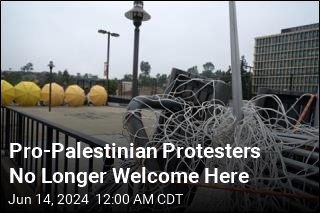 Pro-Palestinian Protesters No Longer Welcome Here