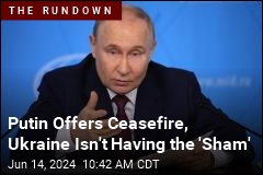 Ukraine Condems &#39;Sham&#39; Ceasefire Offer From Putin