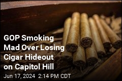 GOP Smoking Mad Over Losing Cigar Hideout on Capitol Hill
