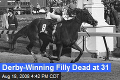 Derby-Winning Filly Dead at 31