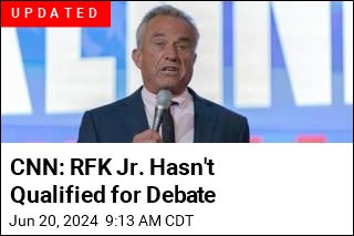 RFK Jr. Unlikely to Qualify for CNN Debate