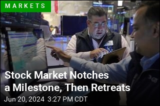 Stock Market Notches a Milestone, Then Retreats