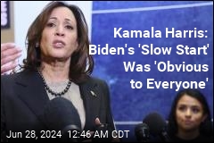 Kamala Harris: Yes, Biden Had a &#39;Slow Start&#39; at Debate