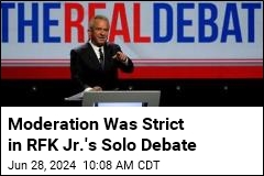 RFK Jr. Had a Moderator at His Solo Debate