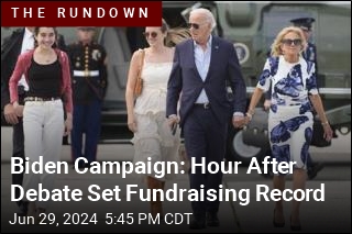 Biden Raises Money, Reassures Donors on Debate Performance