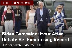 Biden Raises Money, Reassures Donors on Debate Performance