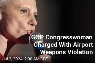 GOP Congresswoman Charged With Airport Weapons Violation