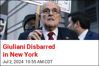 Giuliani Disbarred in New York
