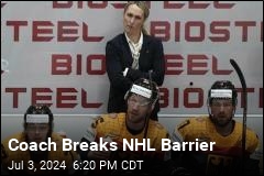 Coach Breaks NHL Barrier