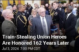 Train-Stealing Union Heroes Are Honored 162 Years Later