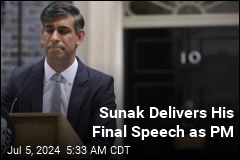 Sunak Delivers His Final Speech as PM