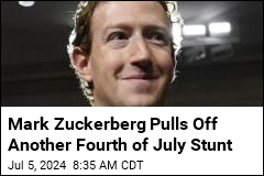 Zuckerberg&#39;s July Fourth Stunt: A Beer, Flag, Tux, Surfboard