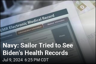 Sailor Tried to See Biden&#39;s Health Records: Navy