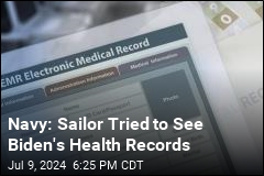 Sailor Tried to See Biden&#39;s Health Records: Navy