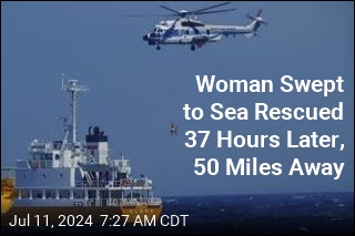 Woman Swept to Sea Rescued 37 Hours Later, 50 Miles Away