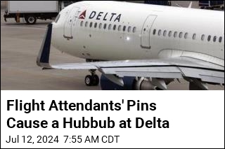 Flight Attendants&#39; Pins Cause a Hubbub at Delta