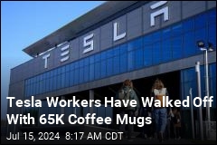 Tesla Ponders Theft of 65K Coffee Mugs