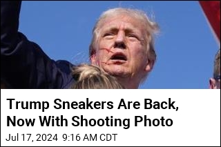 Trump Sneakers Are Back, Now With Shooting Photo