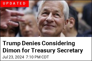 Trump Says He&#39;ll Consider Dimon for Treasury Secretary