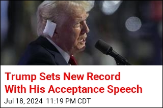 Trump Sets New Record With His Acceptance Speech
