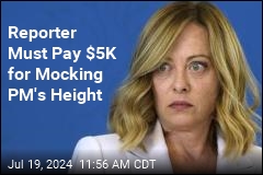 Reporter Mocks PM&#39;s Height, Must Pay $5K