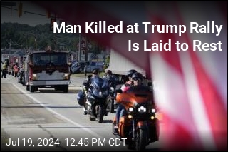 Firefighters Lay to Rest Man Killed at Trump Rally