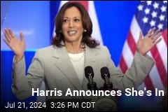 Harris Says She&#39;s Running