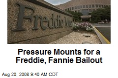 Pressure Mounts for a Freddie, Fannie Bailout