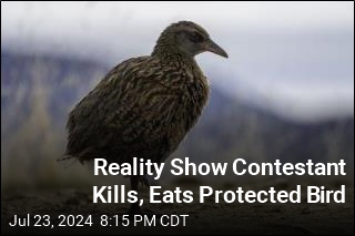 Reality Show Contestant Eats Protected NZ Bird