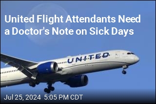 United Flight Attendants Need a Doctor&#39;s Note on Sick Days