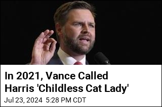 In 2021, Vance Called Harris &#39;Childless Cat Lady&#39;