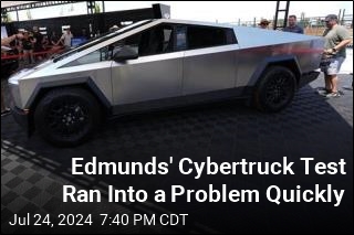 Edmunds&#39; Cybertruck Test Ran Into a Problem Quickly