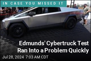 Edmunds&#39; Cybertruck Test Ran Into a Problem Quickly