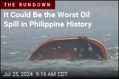 Philippine Oil Tanker Capsizes in Typhoon