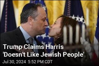 Trump: Harris &#39;Doesn&#39;t Like Jewish People&#39;