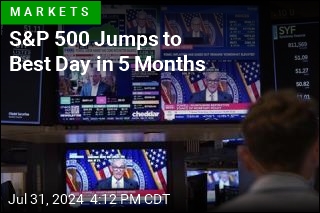 S&amp;P 500 Jumps to Best Day in 5 Months