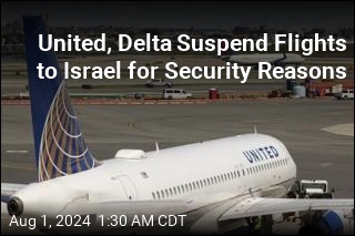 United, Delta Cancel Flights to Israel for Security Reasons