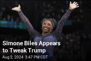 Simone Biles Appears to Tweak Trump