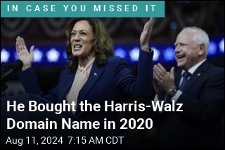 He Bought the Harris-Walz Domain Name in 2020