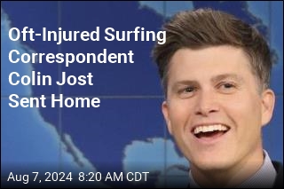 Oft-Injured Surfing Correspondent Colin Jost Sent Home