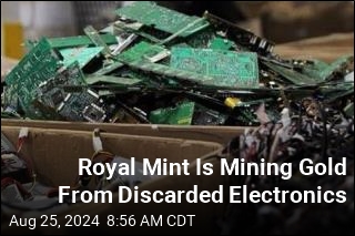 Royal Mint Is Mining Gold From Discarded Electronics