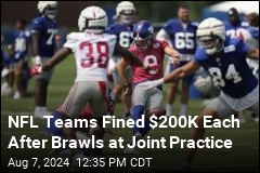 NFL Fines Giants, Lions Over Fights at Practice